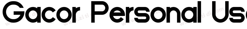Gacor Personal Use字体转换